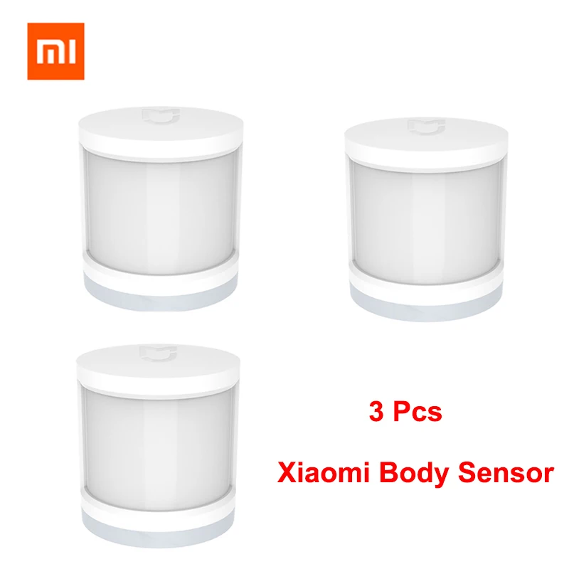 Xiaomi MiJia датчик человеческого тела умный датчик движения Магнитный умный дом комплекты Супер практичное устройство интеллектуальное - Цвет: 3 pcs body sensor