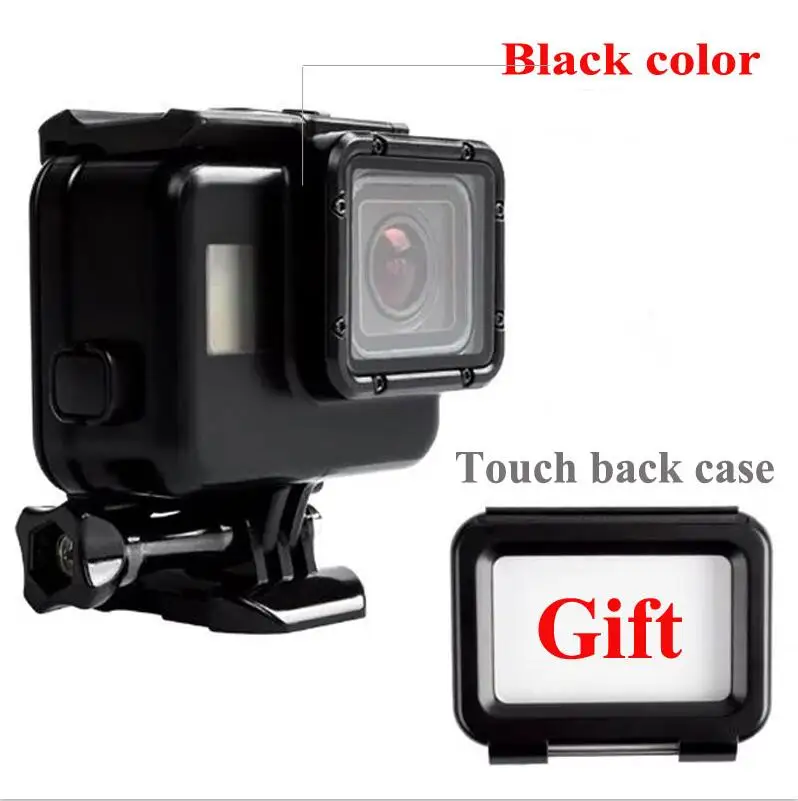 LANBEIKA для gopro hero 6 5 Touchbackdoor Дайвинг водонепроницаемый корпус Чехол 45 м для gopro hero 6 5 Go pro5 Gopro6 gopro hero 6