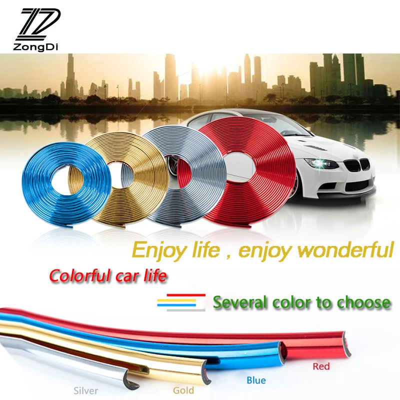 Многофункциональные Декоративные наклейки ZD для BMW E46 E60 Ford focus 2 Mazda 3 Volkswagen Polo Golf 4