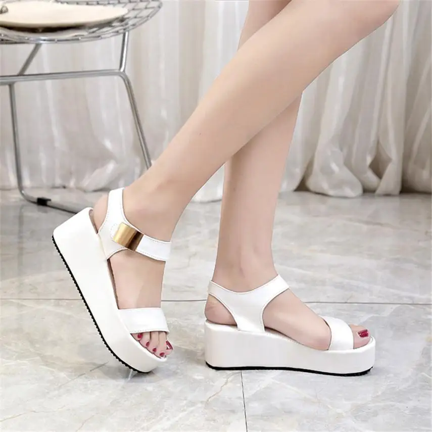 Женские сандалии новинка 2018 женские летние обувь с открытым носком низкая