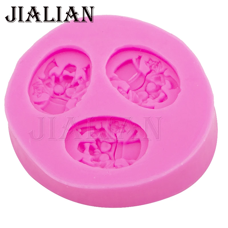 Силиконовая форма для укравечерние торта шоколада Хэллоуина|fondant silicone molds|cake decorating toolssilicone mold |