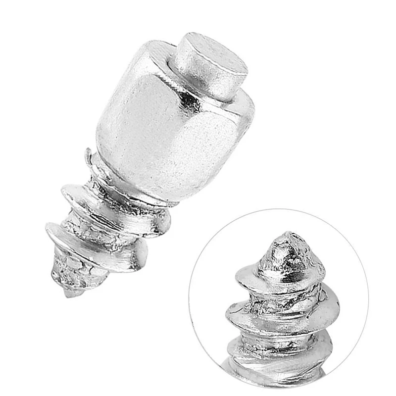 Прочные винты для шин из вольфрамовой стали Нескользящие шипы скутеров колес 100