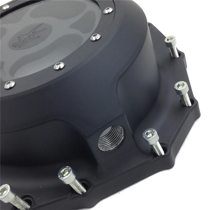 

Freeshipping Motorcycle See through Engine Clutch Cover For Suzuki GSX1300R Hayabusa 1999-2013 B-king 2008-2009 Black