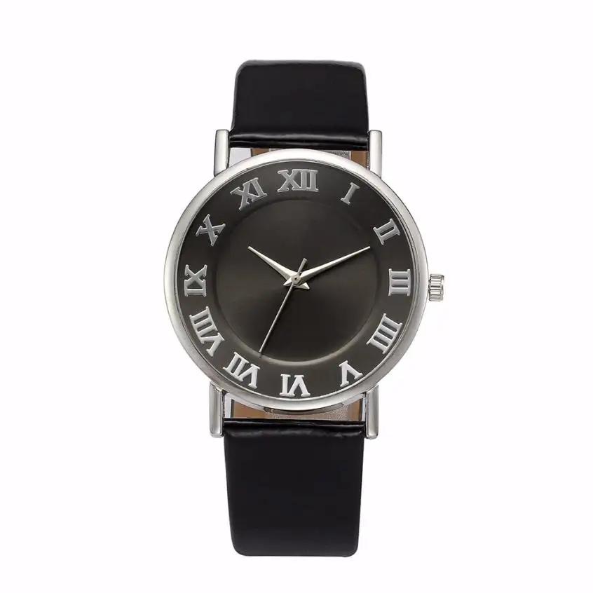 2017 новые женские ретро цифровые часы с кожаным ремешком Кварцевые аналоговые
