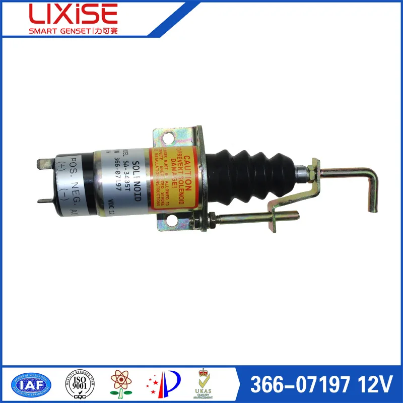 Соленоид остановки топлива дизельного двигателя 366 07197|fuel stop solenoid|stop solenoidengine solenoid