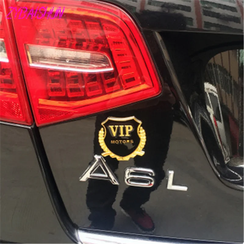 Металлическая Эмблема VIP-двигателя 3D автомобильные наклейки 2 шт. для Citroen Peugeot 206