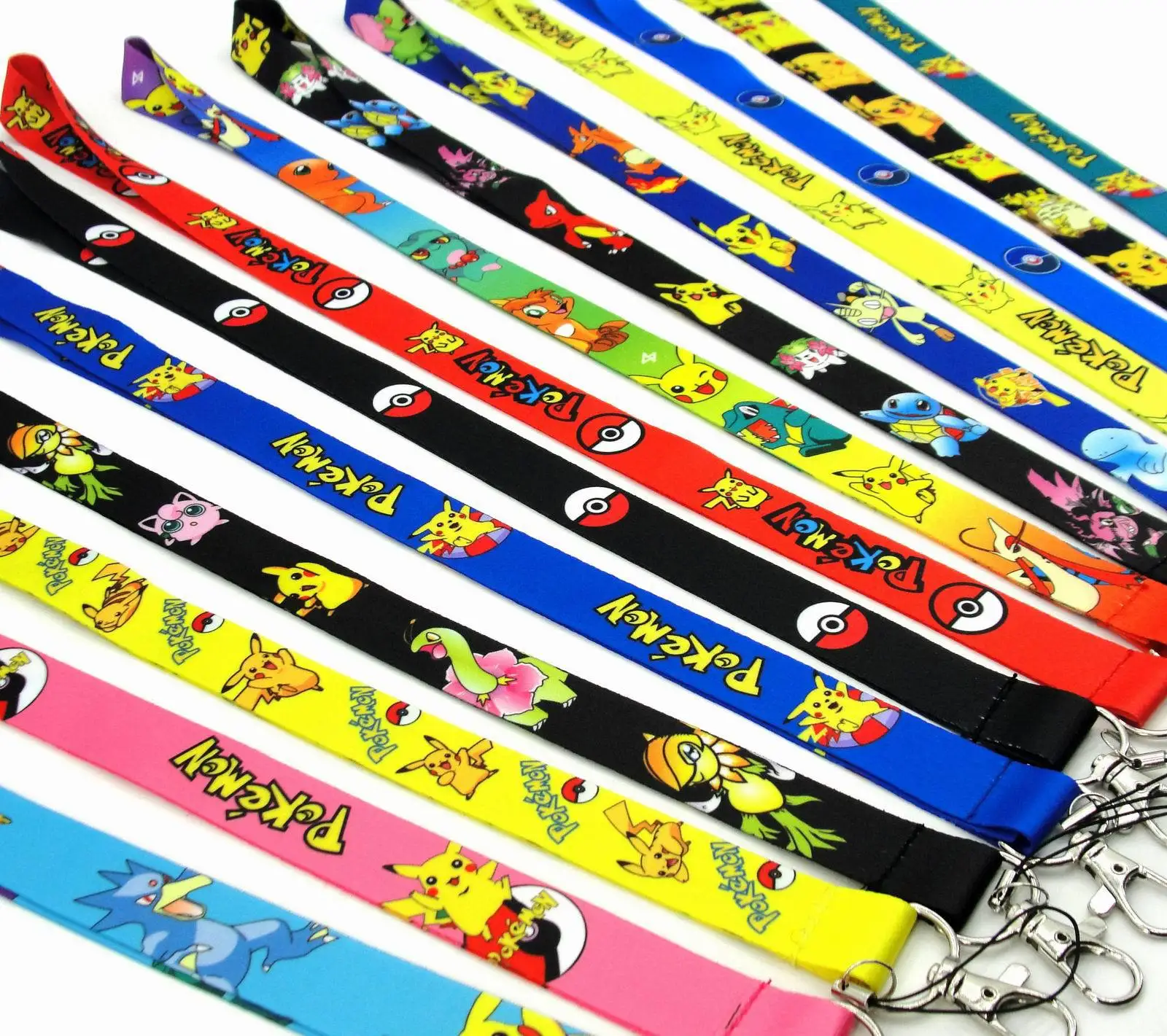 Poke Pocket Monster Lanyard косплей мультфильм милый шейный ремень для удостоверения личности Держатели значков унисекс аксессуары