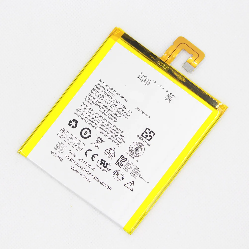 10 шт./лот высокое качество L13D1P31 батарея для Lenovo Pad S5000 S5000-H 3450-3550mAh | Мобильные