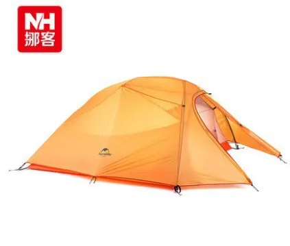 Naturehike сверхлегкий 3 человек 210 т ткани алюминиевый полюс туристический пляж