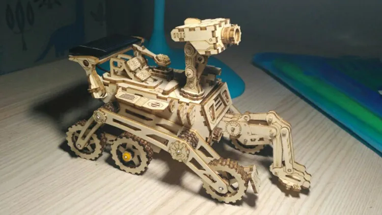 Moon Buggy curience Spirit Дискавери Ровер подвижные 3D деревянные головоломки игрушки забавные Обучающие, развивающие дома деко модель здания
