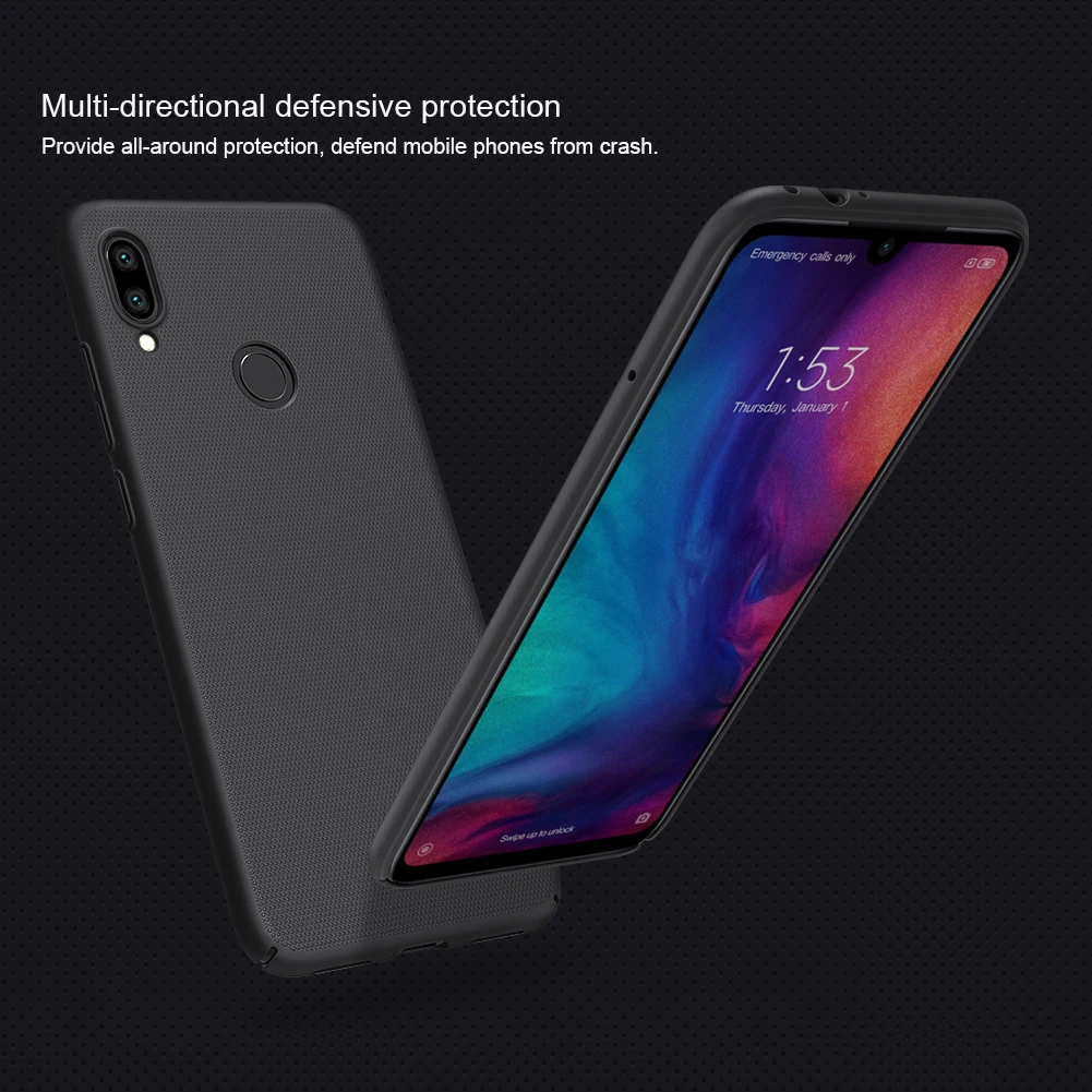 Для Xiaomi Redmi Note 8, 7, 6, 5 Pro чехол Nillkin матовый защитный чехол из поликарбоната чехол-накладка для Xiaomi Redmi Note 8 Pro, 7, 6, 5 Pro, 4, 4X чехол