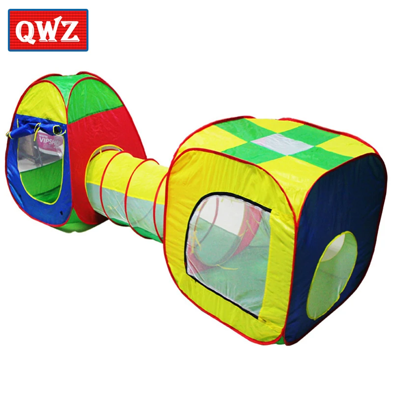 QWZ детский игровой дом игрушки детские палатки для игр Pop up Игровая палатка дети
