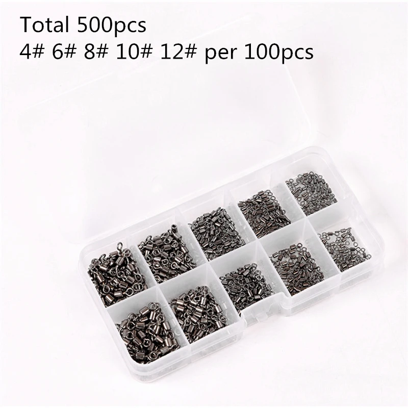 500 шт./корт. Рыболовные соединительные инструменты из нержавеющей стали ультра