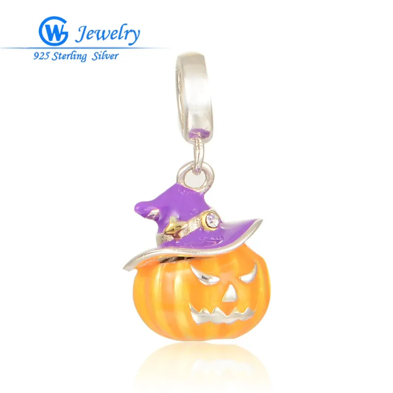 Ювелирные изделия на Хэллоуин Маленькая подвеска в виде тыквы подвески из