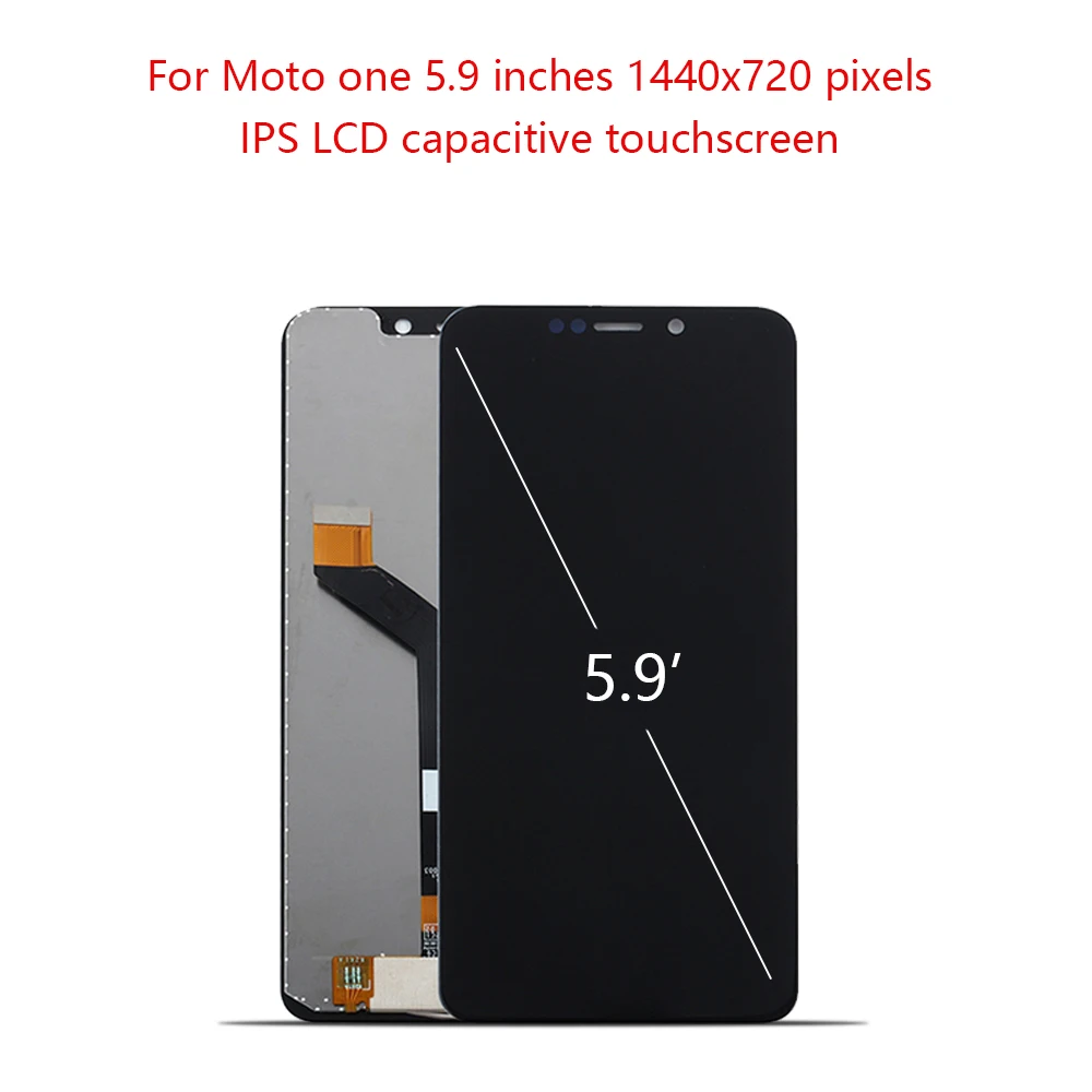 ЖК дисплей 5 9 &quotдля Motorola Moto One сенсорный экран с дигитайзером для P30 Play Замена