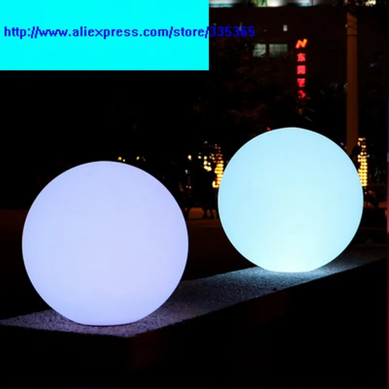 Перезаряжаемая батарея PE dia.500 мм RGB уличный садовый светильник плавающий на воде