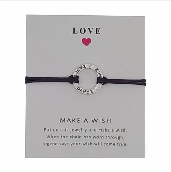 1 шт. браслеты с амулетами для танцев бесконечности восковые шнуры замша женщин