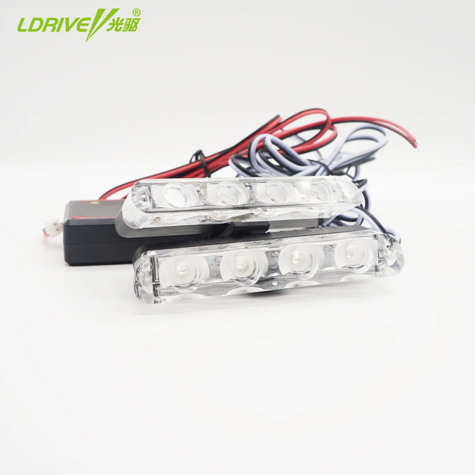 Новинка 2016 2 шт./лот 12 В 3 Вт автомобильный Стайлинг светодиодный стробоскоп