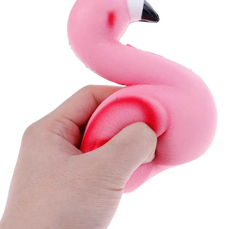Новинка Забавные игрушки Фламинго приколами розыгрыши мягкими Squeeze Игрушка для