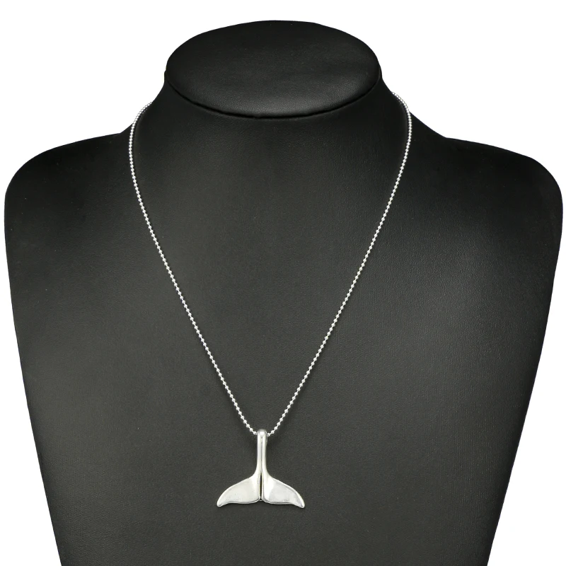 Ожерелье docona в стиле бохо с китовым хвостом для женщин дельфин рыбий хвост чокеры