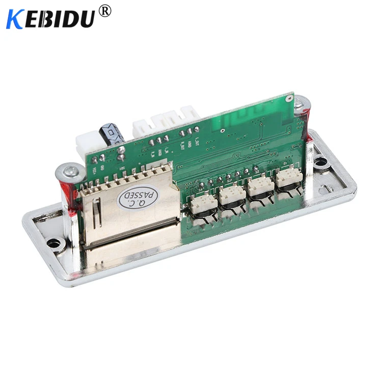 Kebidu Автомобильный USB Bluetooth Hands-free MP3 плеер встроенный MP3 декодер плата модуль с пультом дистанционного управления USB FM Aux радио для автомобиля
