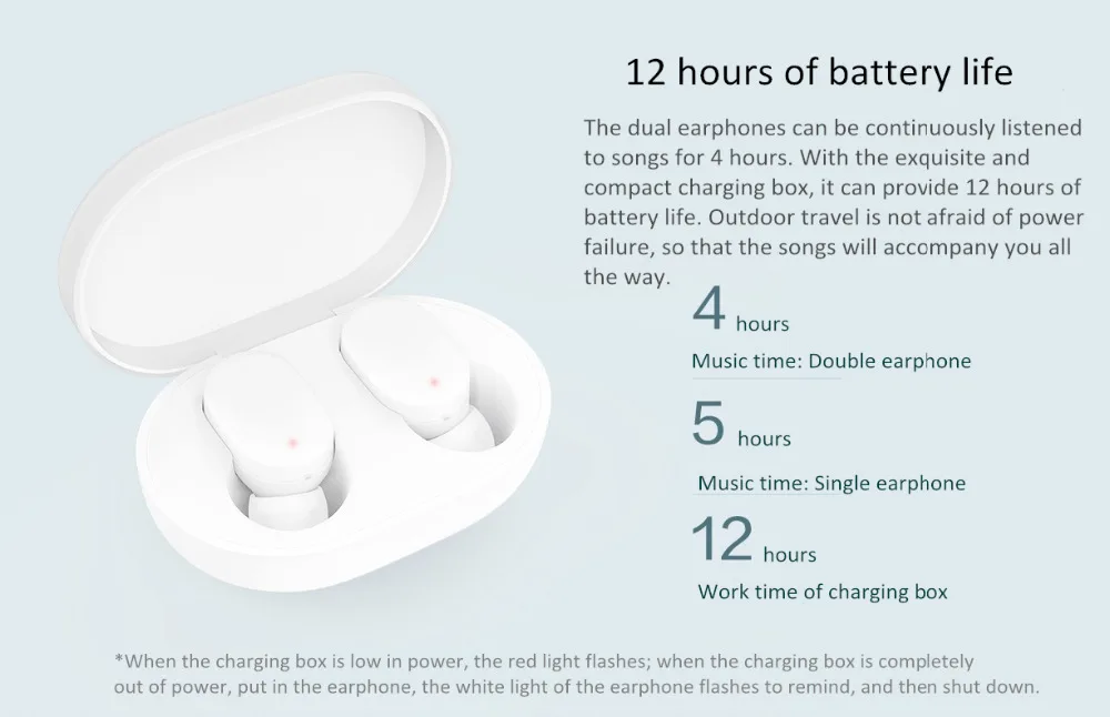 Оригинальные наушники Xiaomi Airdots TWS Bluetooth 5,0, молодежная версия, сенсорное управление с зарядным устройством, мини беспроводные наушники, 1 пара