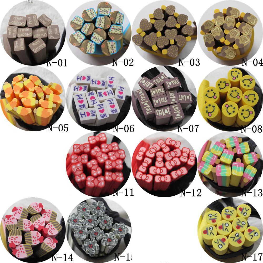 2 шт./лот 1 см * 5 большая полимерная глина трость необычный торт ледяной леденец