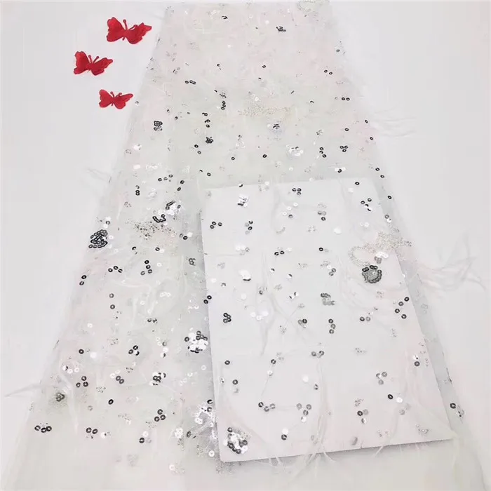 Элегантные вечерние тюль кружевной текстиль французская кружевная ткань с