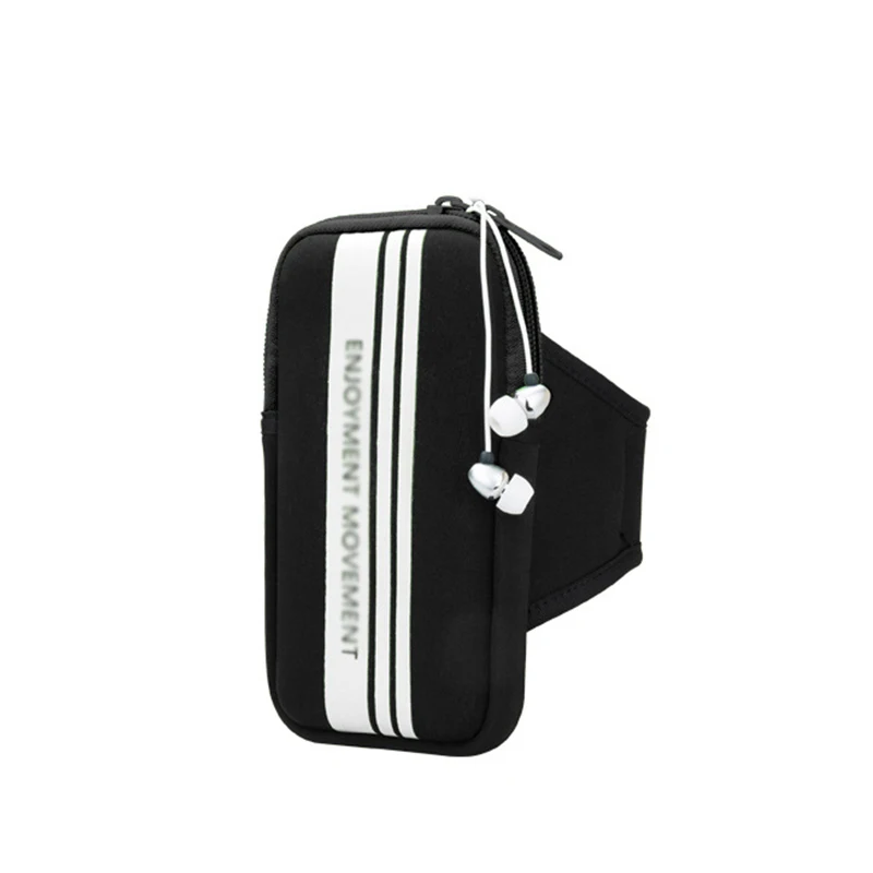 Новые сумки для бега, чехол для телефона, аксессуары для фитнеса, бега, спортзала, чехол для мужчин и женщин, спортивная сумка на запястье, сумка для бега - Цвет: Белый цвет