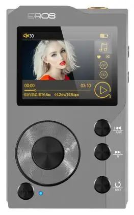 Aigo EROS K Bluetooth 4,0 без потерь Hifi MP3 плееры мини декодирования DSD беспроводной ЦАП AXU аудио плеера USB - Цвет: grey