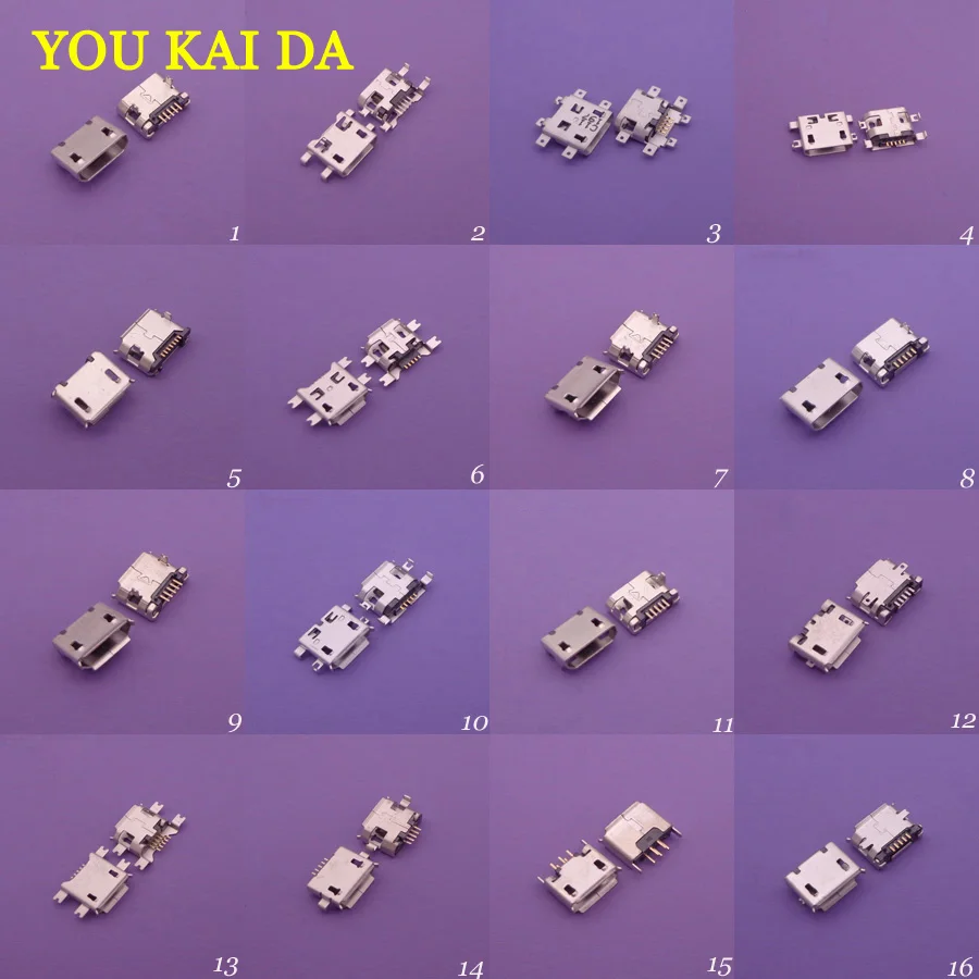 32 модели шт. микро USB разъем постоянного тока питания хвостовой зарядный Женский