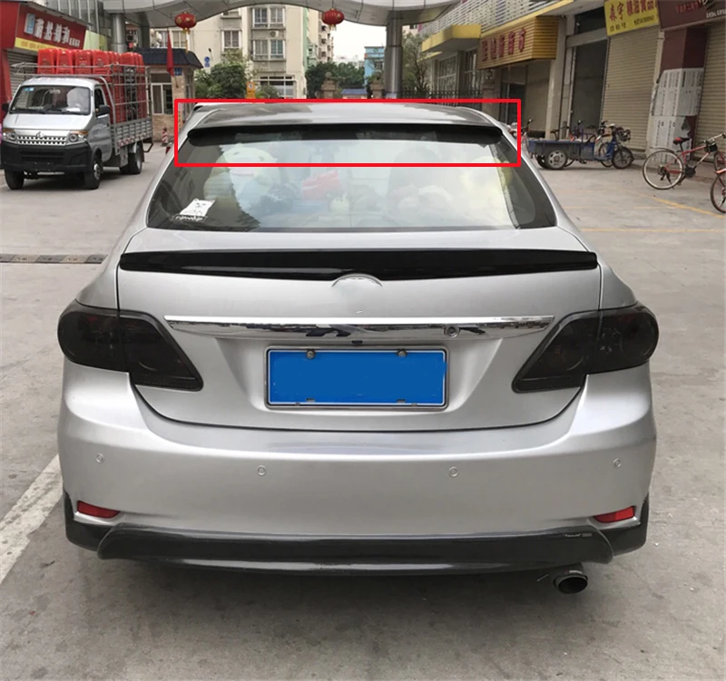 Спойлер на крышу для Toyota Corolla 2006 08 09 10 11 12 13 из АБС пластика|Спойлеры и крылья| |