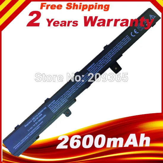 Аккумулятор для ASUS X551M X551MA RCLN03 15 6 &quotA41N1308 A31N1319 14 4 В 2600 мАч| |