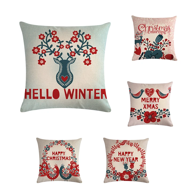 Рождественская тема 2018 новинка украшение для кровати и дома наволочка