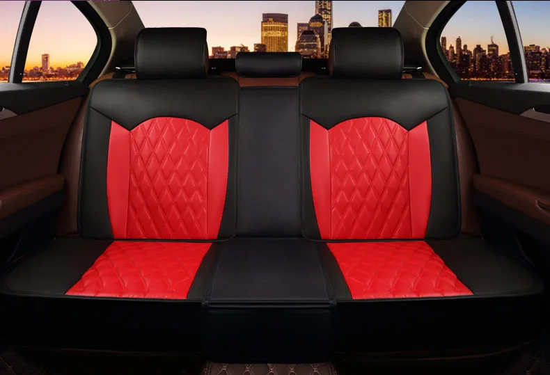 Car Seat Cover Auto Interior Seats Covers Leather for lada 2107 2110 2114 granta kalina largus priora samara vesta