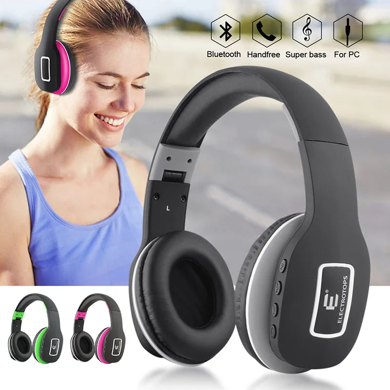 Высококачественные беспроводные bluetooth-наушники с микрофоном Монитор с активным шумоподавлением Беспроводная гарнитура для музыки и телефонов