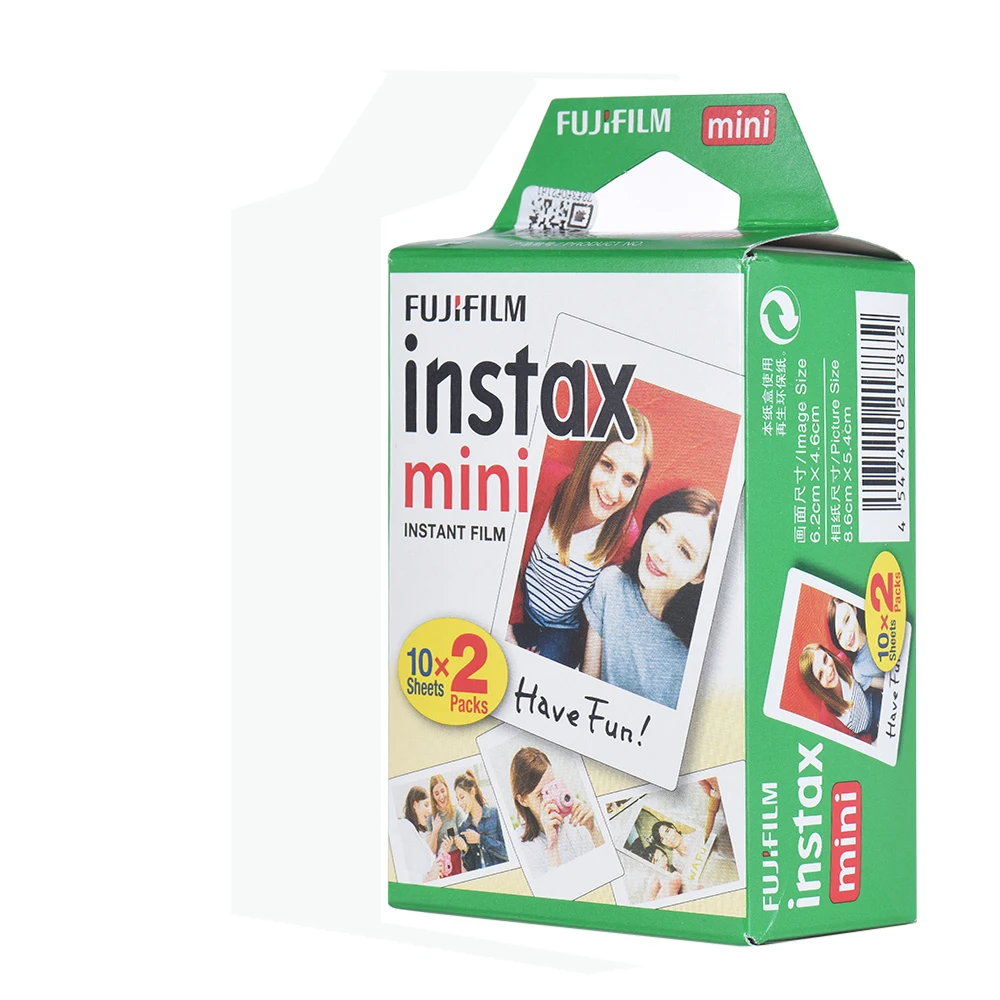 Белая фотобумага Fujifilm Instax Mini 40 листов альбом для моментальных снимков мгновенная