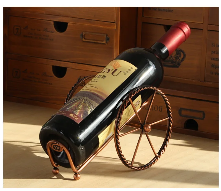 1 шт. ретро металлический держатель для вина в виде Куба железная стойка красного