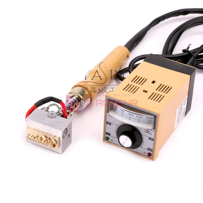 110 V/220 V ручной горячий тиснение фольги пресс машина кожаный логотип бренд кожа