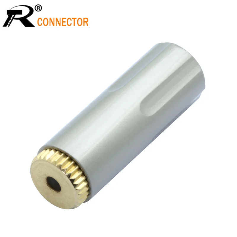 1 шт. 2 5 мм со штекера на гнездо 4 полюсный разъем класса люкс 24K позолоченные