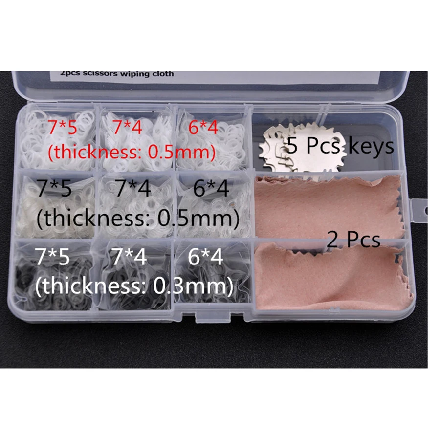 1800 шт./лот в коробке набор для ремонта ножниц аксессуар парикмахерских