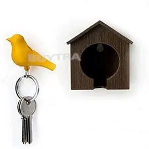 Новое прибытие Любовник Воробей Птичий дом брелок домашний настенный крюк
