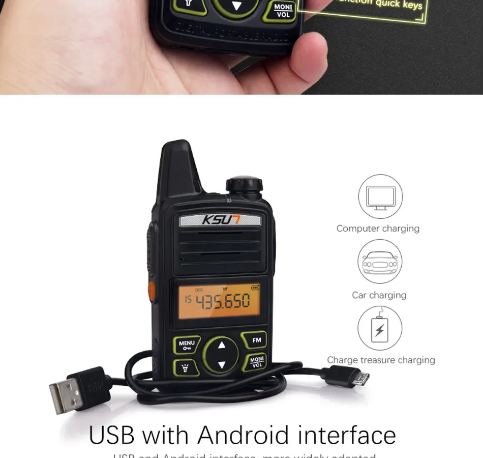KSX30-ML мини портативное радио Портативное двухстороннее радиоустройство HF трансивер портативная рация
