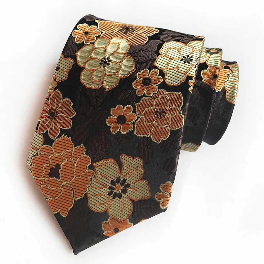 Мужской галстук с вышивкой 8 см | Аксессуары для одежды