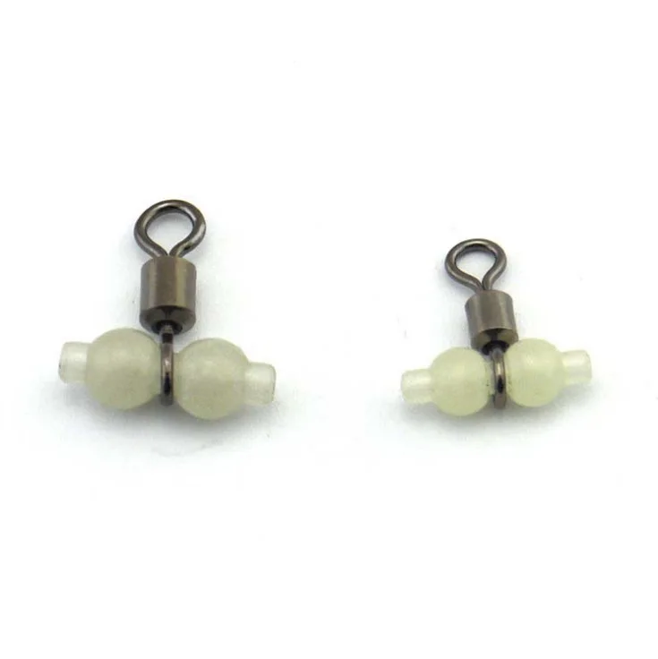 100 шт. 3 Way световой поперечная линия прокатки Рыбалка вертлюжная линии крючок