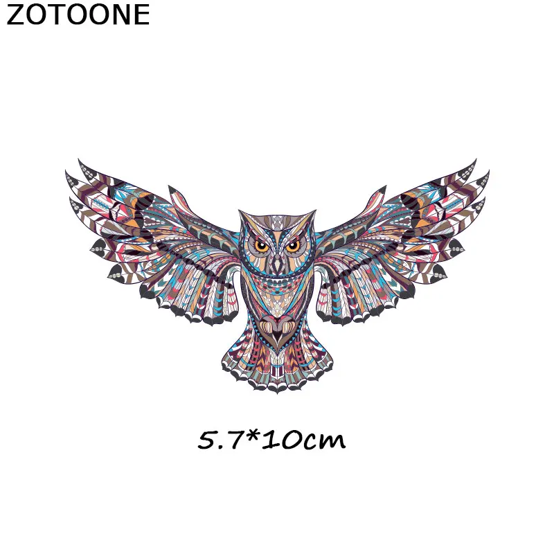 ZT1067 ZOTOONE акварельные нашивки в виде животных, железные нашивки в виде тигра для детской одежды, самодельная шляпа, аппликация, теплопередача, Виниловая аппликация, моющаяся E - Цвет: ZT1067