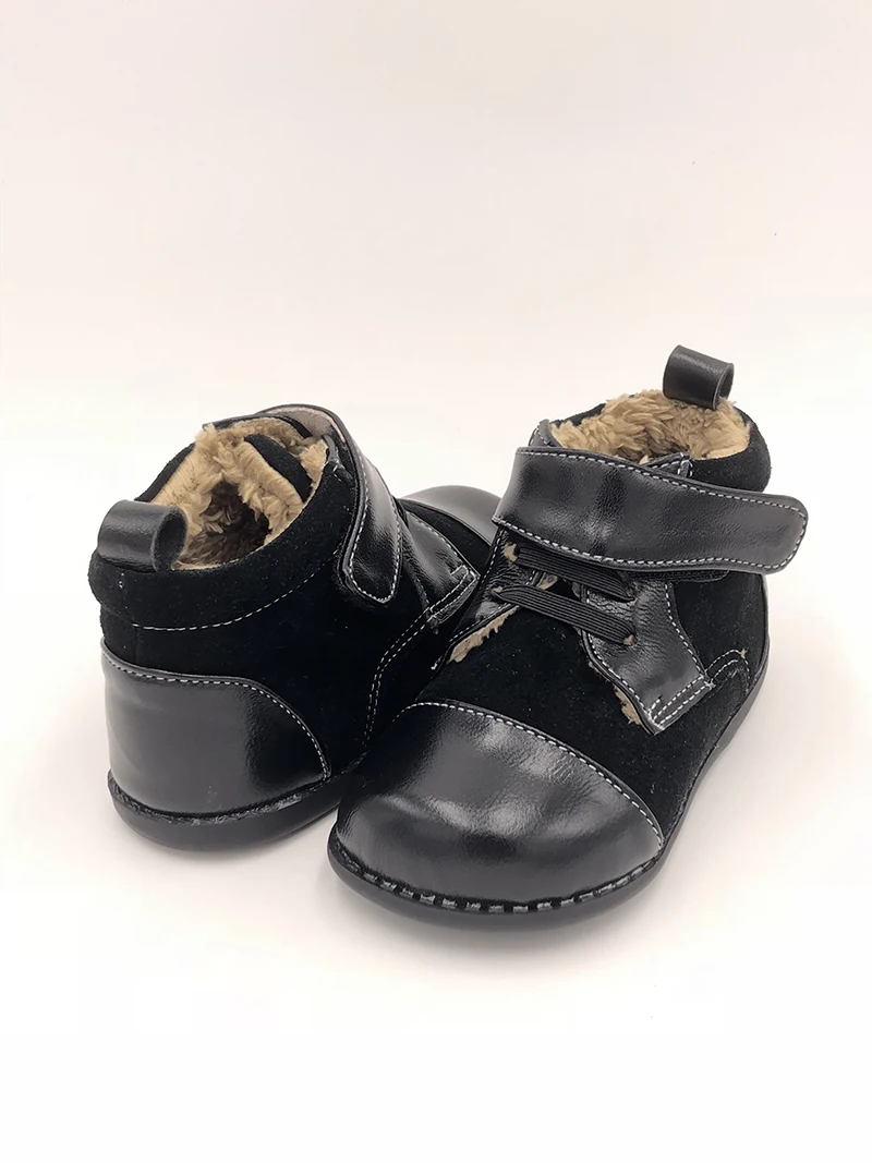 Tipsie Toes 2020 новая зимняя детская обувь из натуральной кожи Ботинки Martin детские
