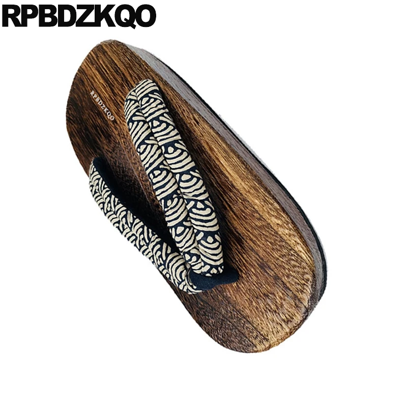 Шлепанцы Geta мужские водонепроницаемые сандалии на платформе без застежки