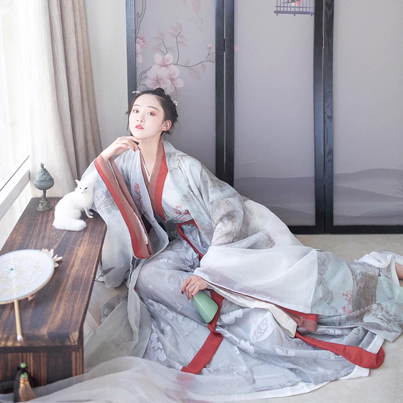 Новинка платья ханьфу костюм для народного танца в китайском стиле женская