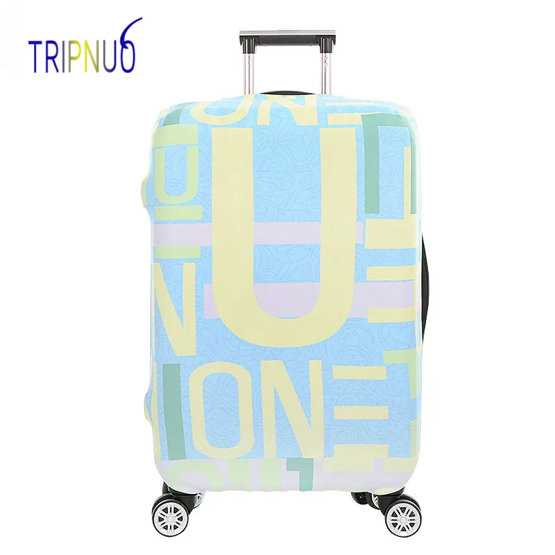 TRIPNUO листья Толстый эластичный багажный чехол на молнии для 18-32 дюймов Чехол для багажника дорожный костюм чехол защитные чехлы